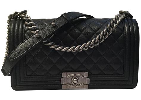 chanel medium caviar boy|The Ultimate Guide to the Chanel Boy Bag .